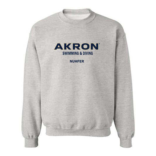 Akron - NCAA Women's Swimming & Diving : Grace Nuhfer - Classic Fashion Shersey Crewneck Sweatshirt