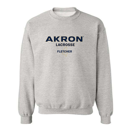 Akron - NCAA Women's Lacrosse : Kellen Fletcher - Classic Fashion Shersey Crewneck Sweatshirt-0