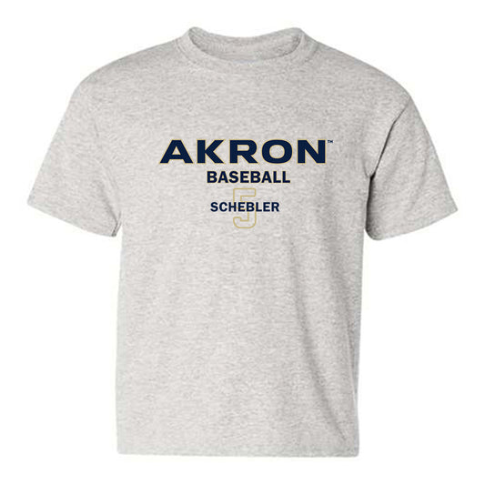 Akron - NCAA Baseball : Charles Schebler - Classic Fashion Shersey Youth T-Shirt-0