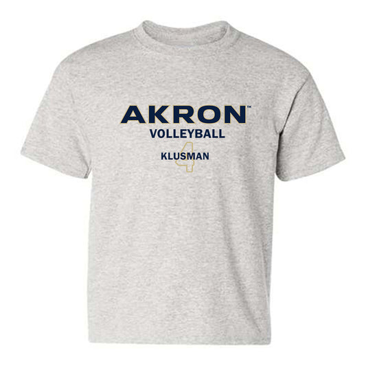 Akron - NCAA Women's Volleyball : Ruby Klusman - Classic Fashion Shersey Youth T-Shirt-0