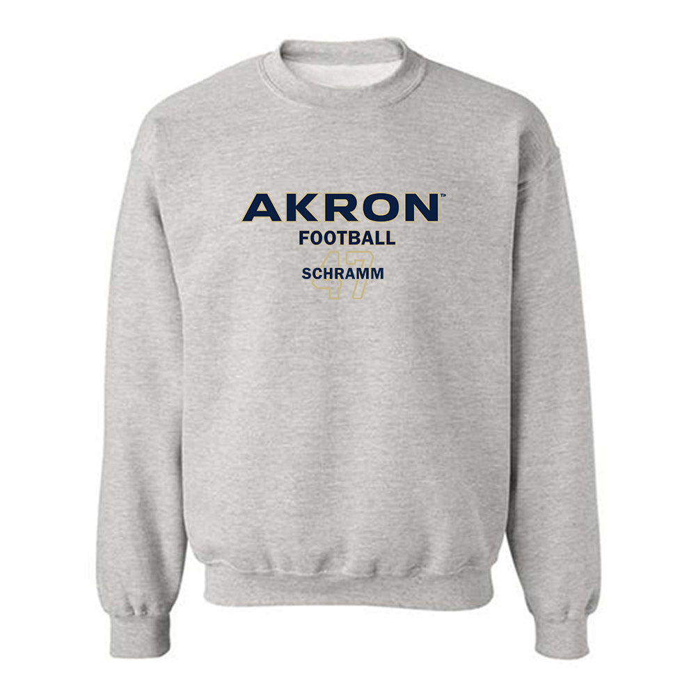 Akron - NCAA Football : Matt Schramm - Classic Fashion Shersey Crewneck Sweatshirt