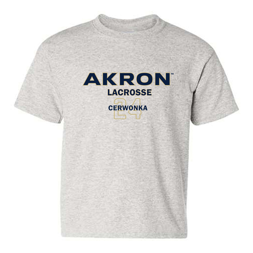 Akron - NCAA Women's Lacrosse : Kiran Cerwonka - Classic Fashion Shersey Youth T-Shirt-0