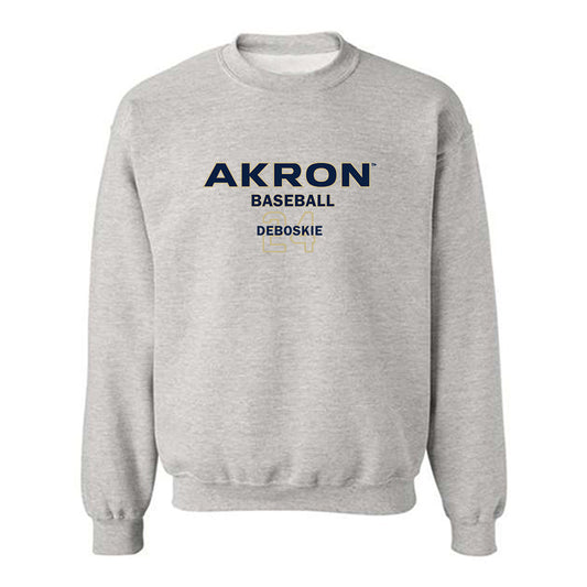 Akron - NCAA Baseball : Prince DeBoskie - Classic Fashion Shersey Crewneck Sweatshirt-0