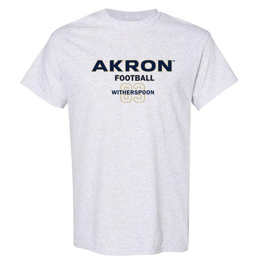 Akron - NCAA Football : Khalil Witherspoon - Classic Fashion Shersey T-Shirt-0