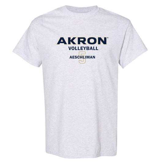 Akron - NCAA Women's Volleyball : Jordyn Aeschliman - Classic Fashion Shersey T-Shirt-0