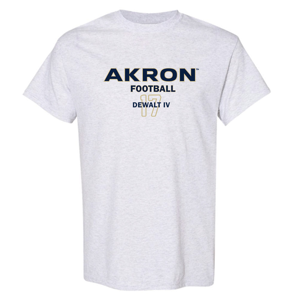 Akron - NCAA Football : Malcolm DeWalt IV - Classic Fashion Shersey T-Shirt