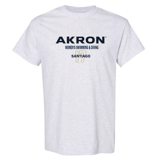 Akron - NCAA Women's Swimming & Diving : Alanis Santiago - Classic Fashion Shersey T-Shirt