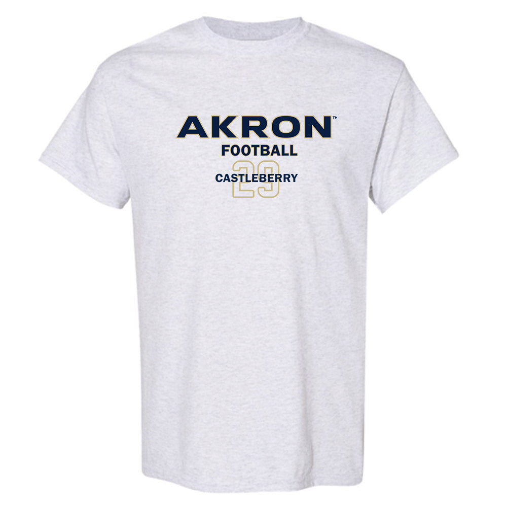 Akron - NCAA Football : Jordan Castleberry - Classic Fashion Shersey T-Shirt