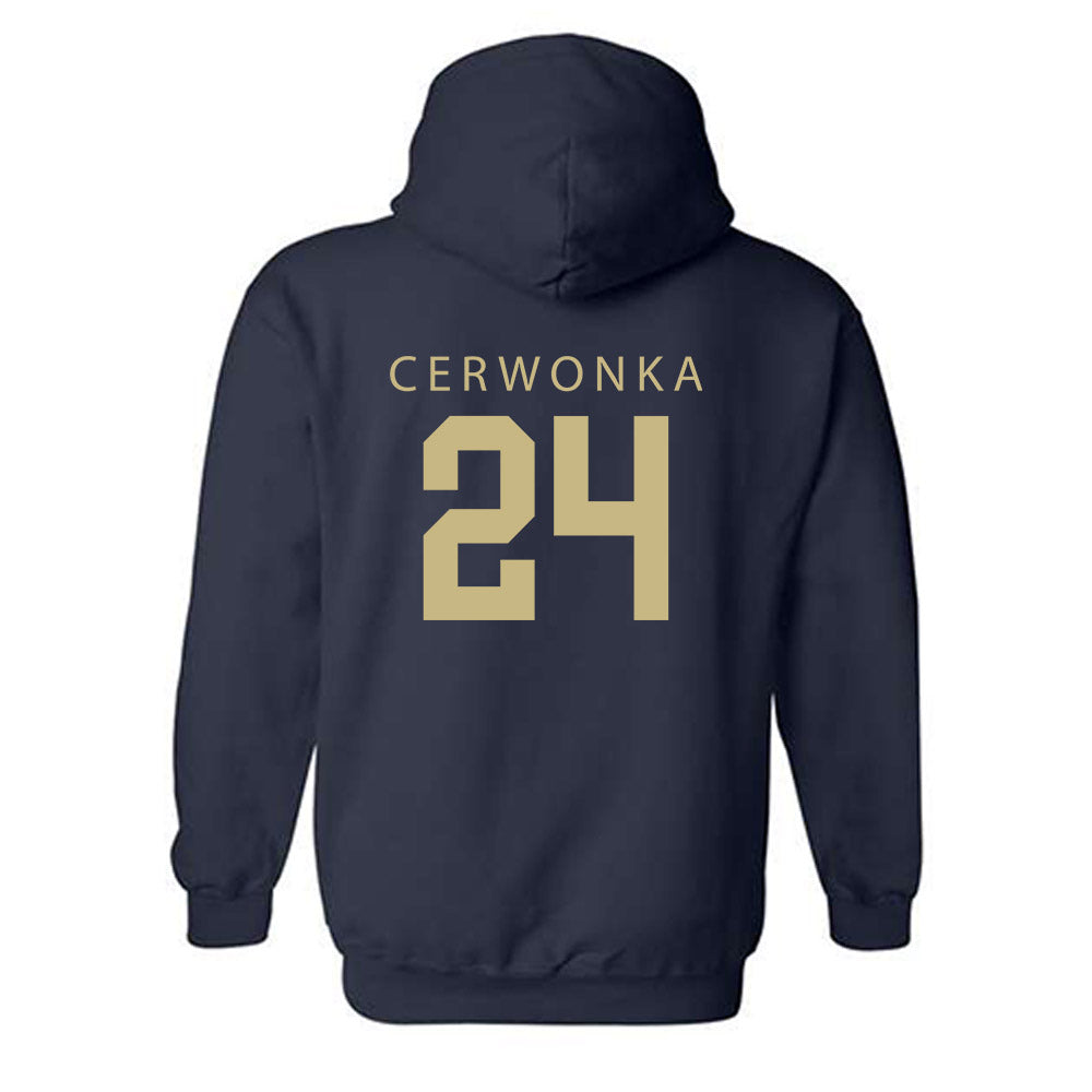 Akron - NCAA Women's Lacrosse : Kiran Cerwonka - Classic Shersey Hooded Sweatshirt-1
