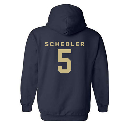 Akron - NCAA Baseball : Charles Schebler - Classic Shersey Hooded Sweatshirt-1