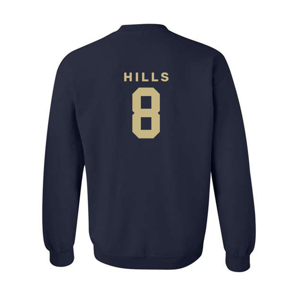 Akron - NCAA Football : Brandon Hills - Classic Shersey Crewneck Sweatshirt-1