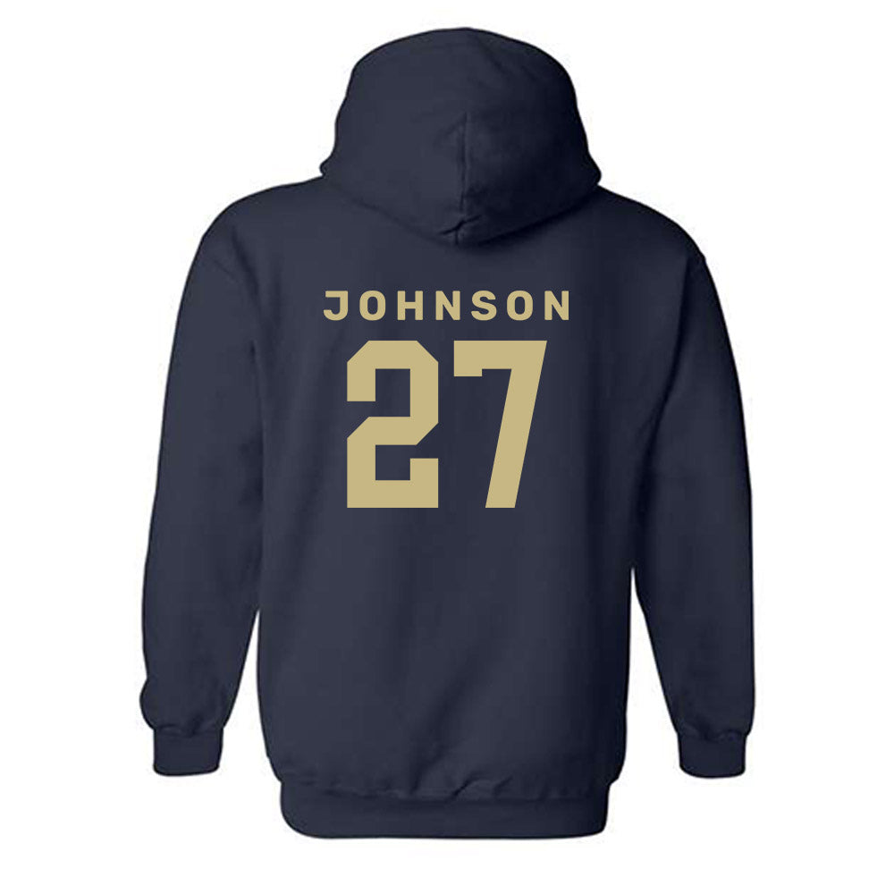 Akron - NCAA Football : Keyveon Johnson - Classic Shersey Hooded Sweatshirt