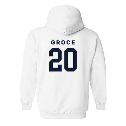 Akron - NCAA Baseball : Garrett Groce - Classic Shersey Hooded Sweatshirt-1