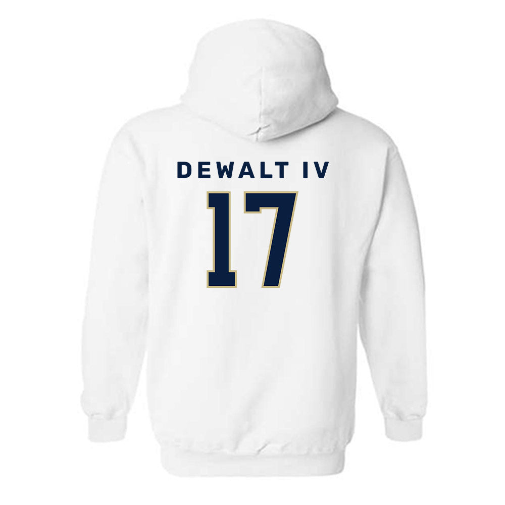 Akron - NCAA Football : Malcolm DeWalt IV - Classic Shersey Hooded Sweatshirt