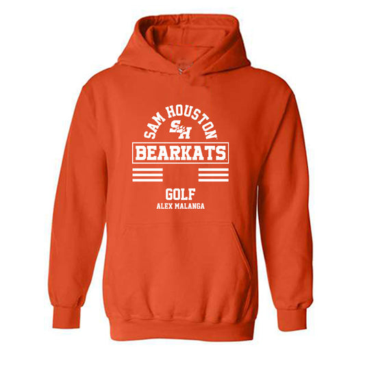 SHSU - NCAA Men's Golf : Alex Malanga - Classic Fashion Shersey Hooded Sweatshirt-0