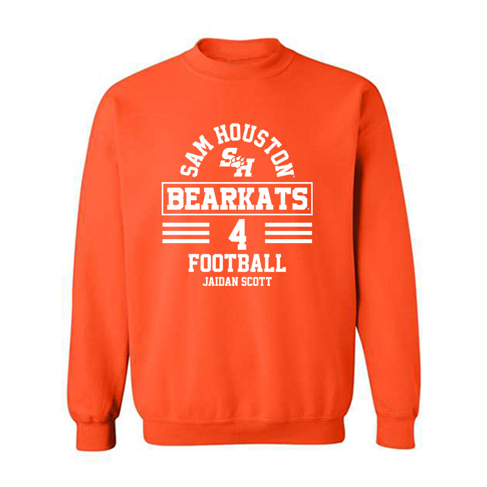 SHSU - NCAA Football : Jaidan Scott - Classic Fashion Shersey Crewneck Sweatshirt-0