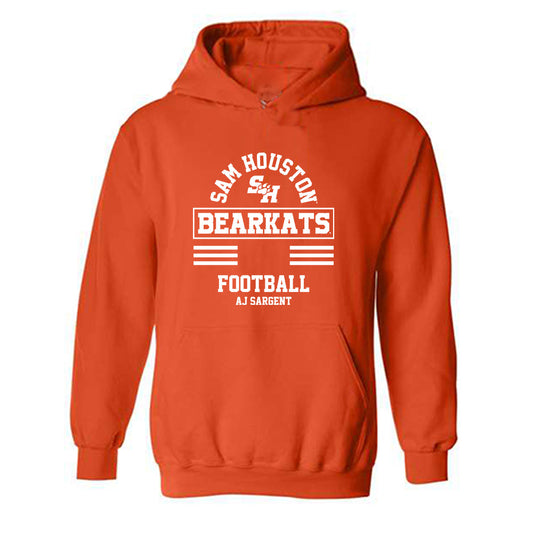 SHSU - NCAA Football : AJ Sargent - Classic Fashion Shersey Hooded Sweatshirt-0