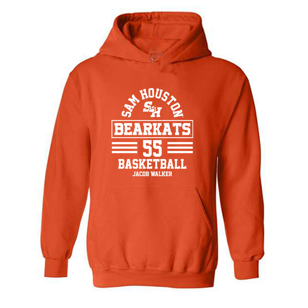SHSU - NCAA Men's Basketball : jacob walker - Classic Fashion Shersey Hooded Sweatshirt-0