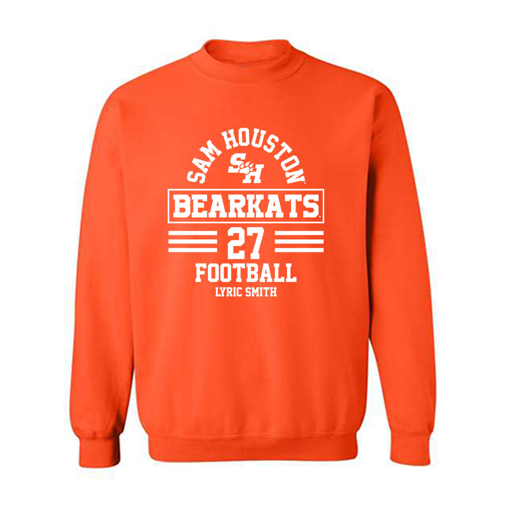 SHSU - NCAA Football : Lyric Smith - Classic Fashion Shersey Crewneck Sweatshirt-0