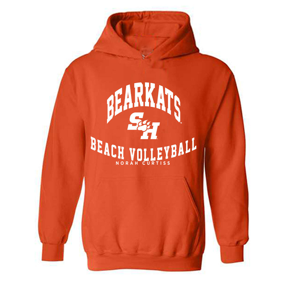 SHSU - NCAA Beach Volleyball : Norah Curtiss - Classic Fashion Shersey Hooded Sweatshirt-0