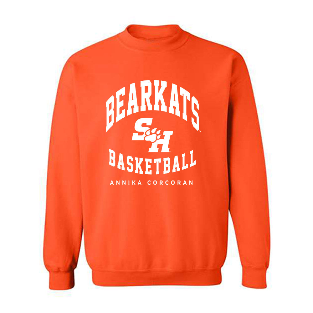 SHSU - NCAA Women's Basketball : annika corcoran - Classic Fashion Shersey Crewneck Sweatshirt-0