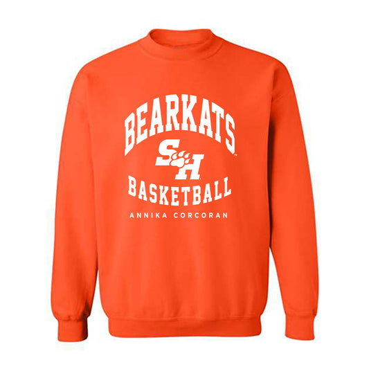 SHSU - NCAA Women's Basketball : annika corcoran - Classic Fashion Shersey Crewneck Sweatshirt-0