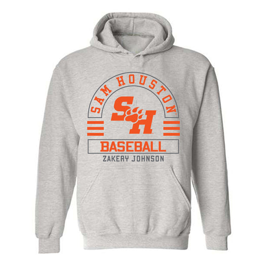 SHSU - NCAA Baseball : Zakery Johnson - Classic Fashion Shersey Hooded Sweatshirt-0