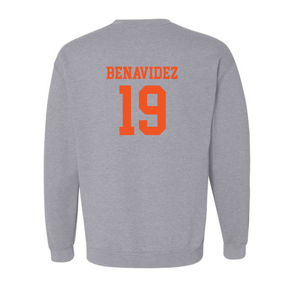SHSU - NCAA Baseball : Chris Benavidez - Classic Shersey Crewneck Sweatshirt-1