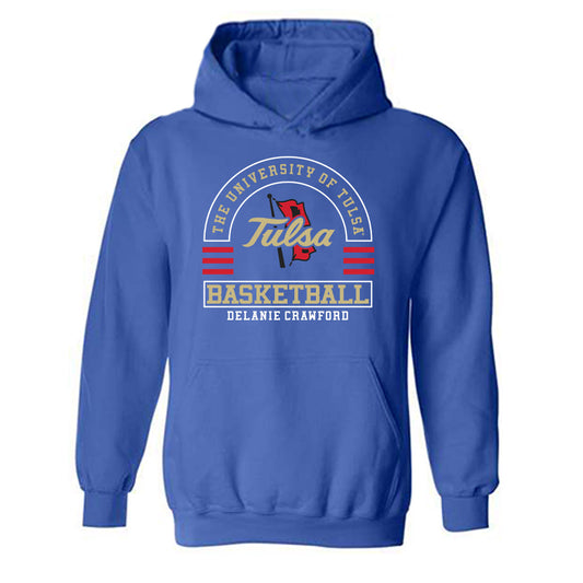 Tulsa - NCAA Women's Basketball : Delanie Crawford - Classic Fashion Shersey Hooded Sweatshirt