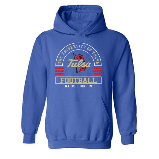 Tulsa - NCAA Football : Nahki Johnson - Classic Fashion Shersey Hooded Sweatshirt-0
