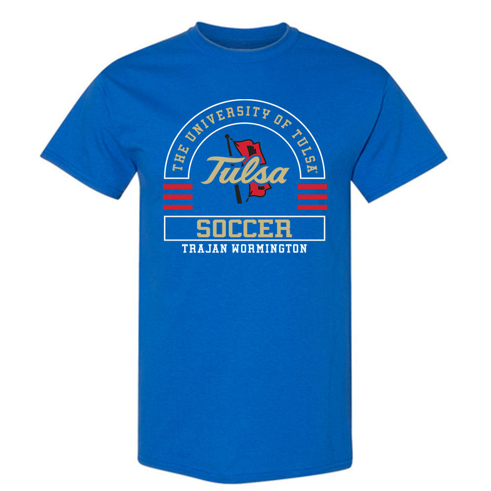 Tulsa - NCAA Men's Soccer : Trajan Wormington - Classic Fashion Shersey T-Shirt-0