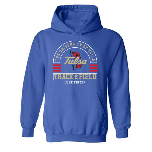 Tulsa - NCAA Men's Track & Field : Luke Finzen - Classic Fashion Shersey Hooded Sweatshirt-0