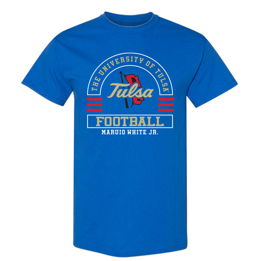 Tulsa - NCAA Football : Maruio White Jr. - Classic Fashion Shersey T-Shirt-0
