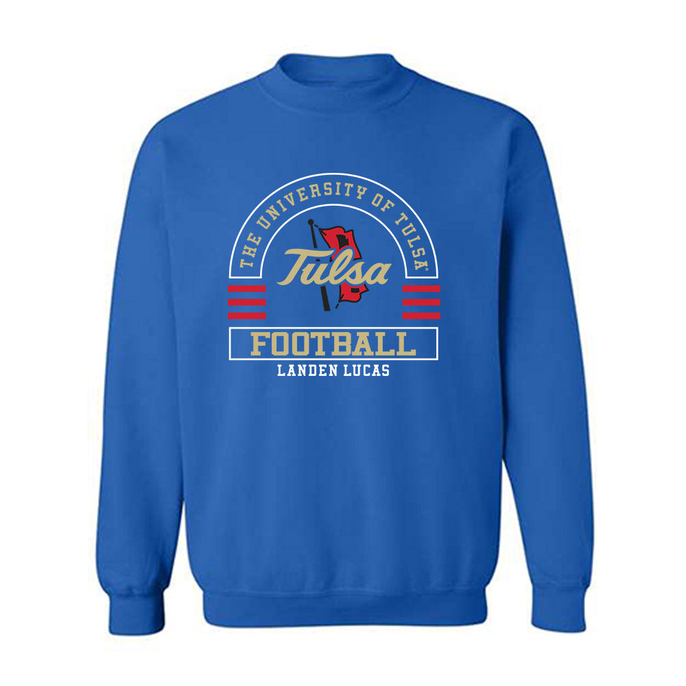 Tulsa - NCAA Football : Landen Lucas - Classic Fashion Shersey Crewneck Sweatshirt-0
