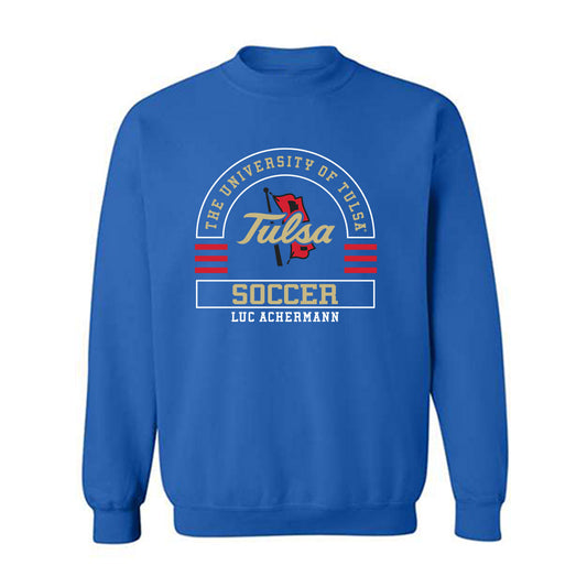 Tulsa - NCAA Men's Soccer : Luc Achermann - Classic Fashion Shersey Crewneck Sweatshirt-0