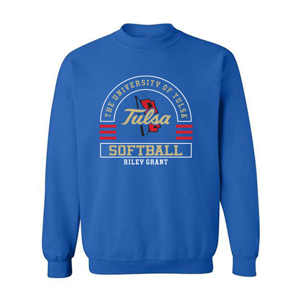 Tulsa - NCAA Softball : Riley Grant - Classic Fashion Shersey Crewneck Sweatshirt-0