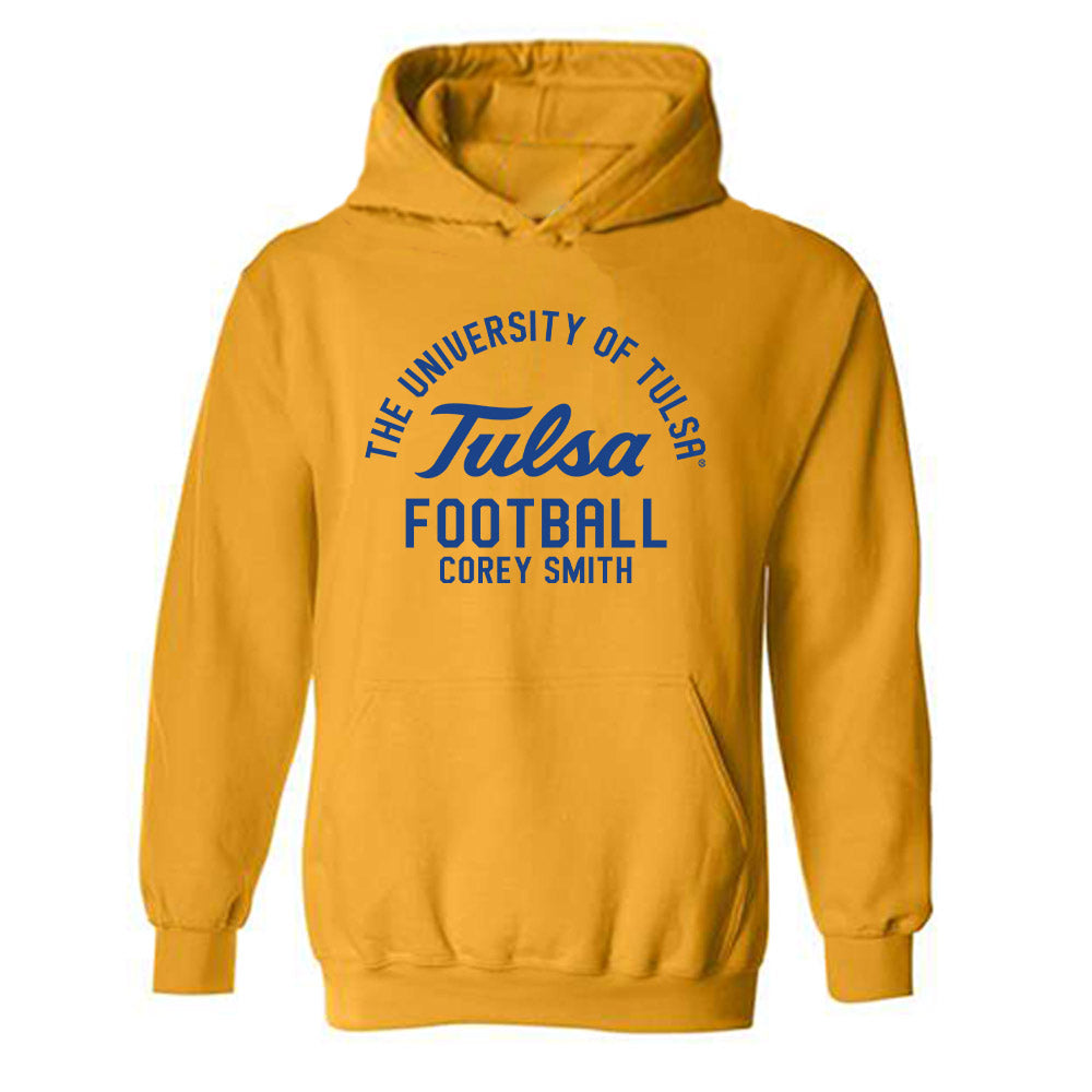 Tulsa - NCAA Football : Corey Smith - Classic Fashion Shersey Hooded Sweatshirt-0