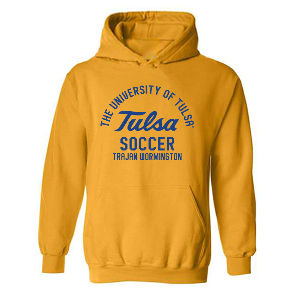 Tulsa - NCAA Men's Soccer : Trajan Wormington - Classic Fashion Shersey Hooded Sweatshirt-0