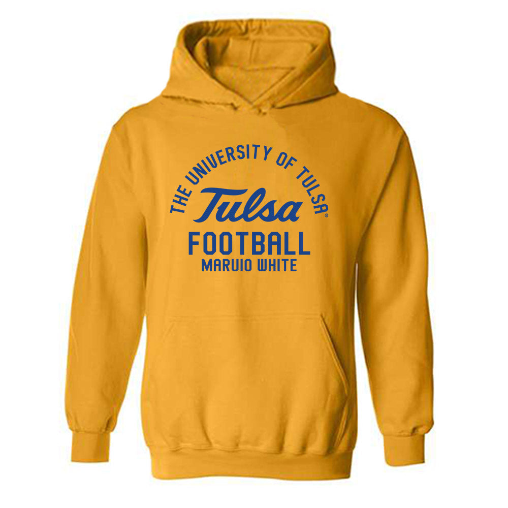 Tulsa - NCAA Football : Maruio White - Classic Fashion Shersey Hooded Sweatshirt