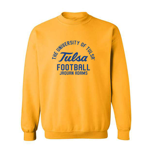 Tulsa - NCAA Football : Jaquan Adams - Classic Fashion Shersey Crewneck Sweatshirt-0