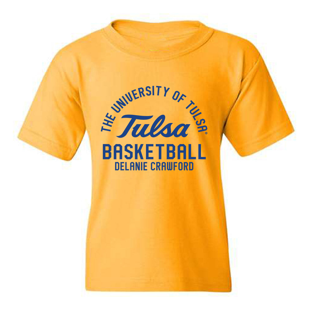 Tulsa - NCAA Women's Basketball : Delanie Crawford - Classic Fashion Shersey Youth T-Shirt