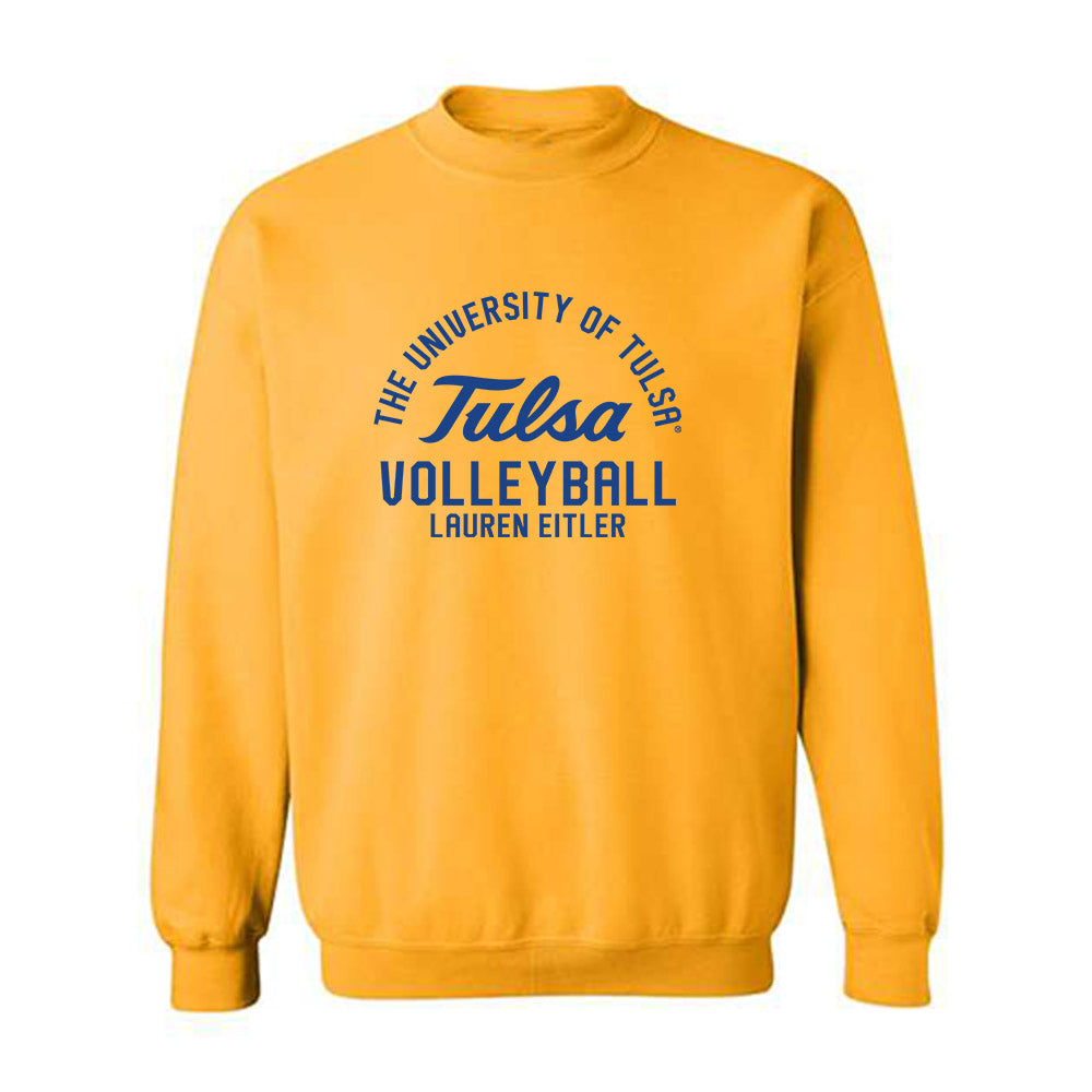 Tulsa - NCAA Women's Volleyball : Lauren Eitler - Classic Fashion Shersey Crewneck Sweatshirt-0