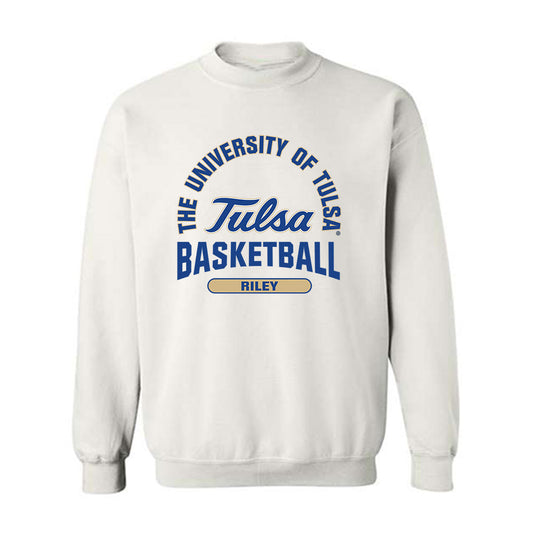 Tulsa - NCAA Men's Basketball : Tylen Riley - Classic Fashion Shersey Crewneck Sweatshirt-0