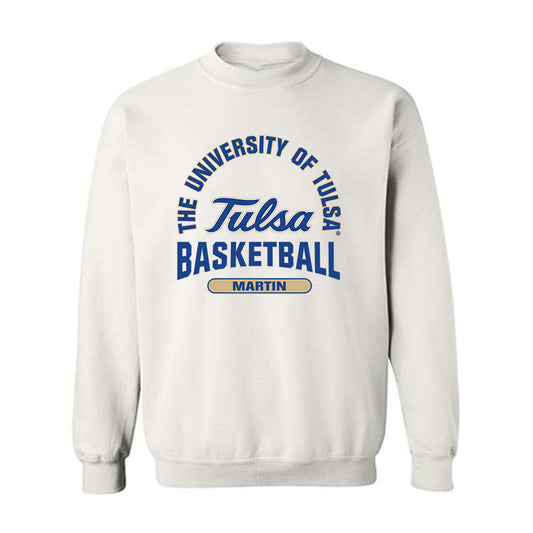 Tulsa - NCAA Men's Basketball : KJ Martin - Classic Fashion Shersey Crewneck Sweatshirt-0