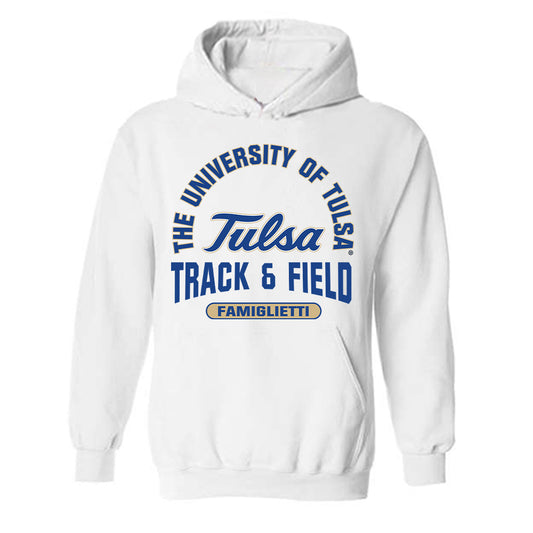 Tulsa - NCAA Women's Track & Field : Isabella Famiglietti - Classic Fashion Shersey Hooded Sweatshirt-0