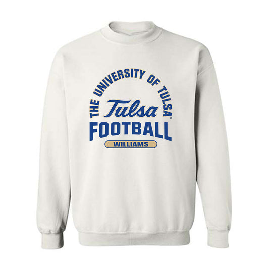 Tulsa - NCAA Football : Zachaun Williams - Classic Fashion Shersey Crewneck Sweatshirt-0
