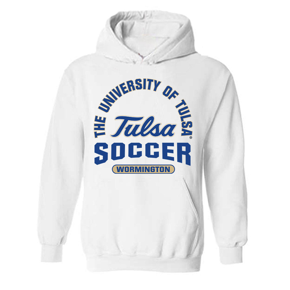 Tulsa - NCAA Men's Soccer : Trajan Wormington - Classic Fashion Shersey Hooded Sweatshirt-0