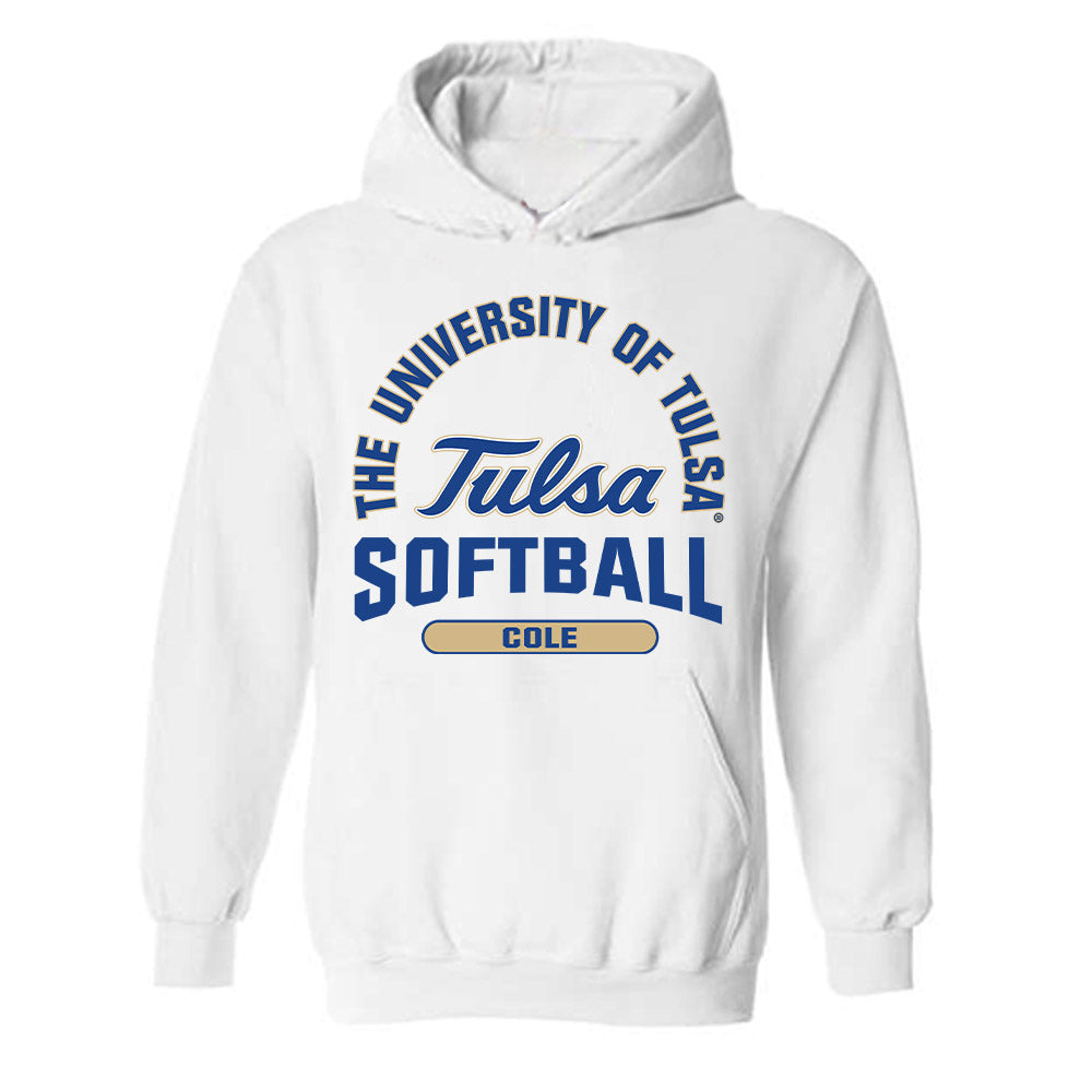 Tulsa - NCAA Softball : Maci Cole - Classic Fashion Shersey Hooded Sweatshirt-0