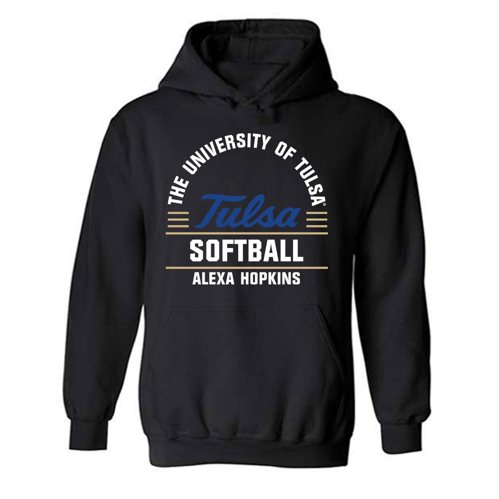 Tulsa - NCAA Softball : Alexa Hopkins - Classic Fashion Shersey Hooded Sweatshirt-0