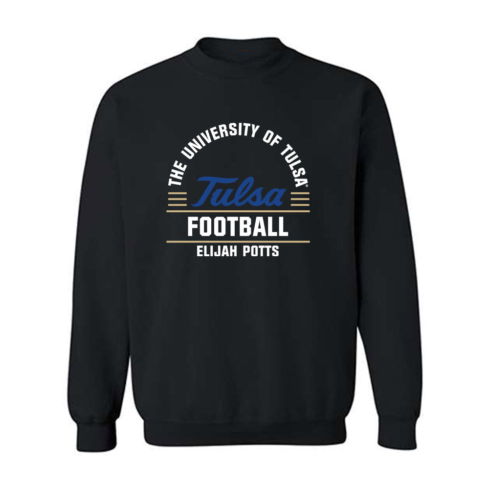 Tulsa - NCAA Football : Elijah Potts - Classic Fashion Shersey Crewneck Sweatshirt-0